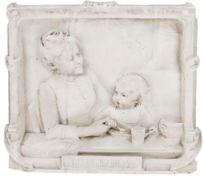 null Camille LEFEVRE (1853 - 1947)
Le Déjeuner
Bas-relief en plâtre.
Signé en bas...