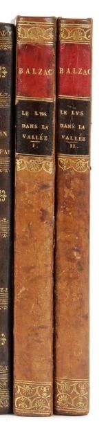 BALZAC (Honoré de) Le Lys dans la vallée. Paris: Werdet, 1er juin 1836. - 2 volumes...