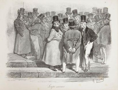 DORÉ (Gustave) La Ménagerie parisienne. Paris: Au bureau du Journal pour rire, (1854)....