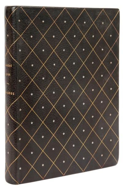 GIDE (André) Paludes. Paris: NRF, 1921. - In-4, (52 ff.), couverture imprimée. Maroquin...