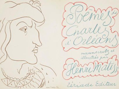 MATISSE (Henri) Poèmes de Charles d'Orléans manuscrits et illustrés par Henri Matisse....