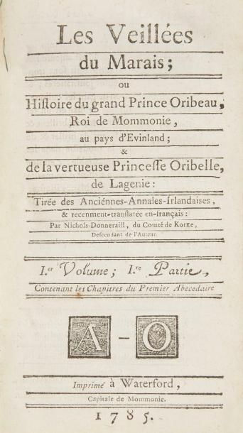 null RÉTIF DE LA BRETONNE (Nicolas-Edme). Les Veillées du Marais; ou Histoire du...