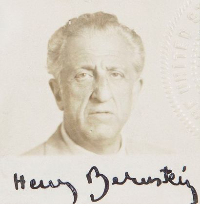 null Henry bernstein (1876-1953). Plus de 20 lettres ou pièces, la plupart autographes...