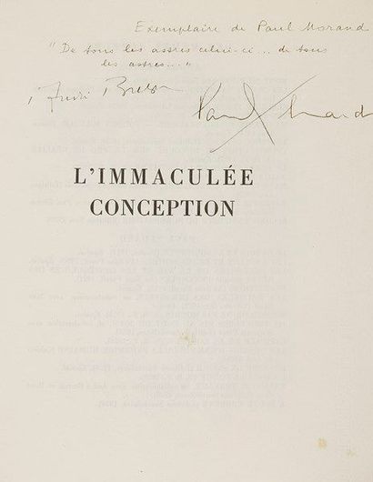 null André BRETON (1896-1966) et Paul ÉLUARD (1895-1952). L’Immaculée Conception...