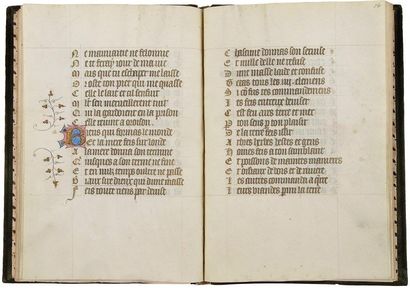 null HAGIOGRAPHIE. Manuscrit, [Vie de Sainte Marguerite], XIVe siècle; in-8 (17x12...