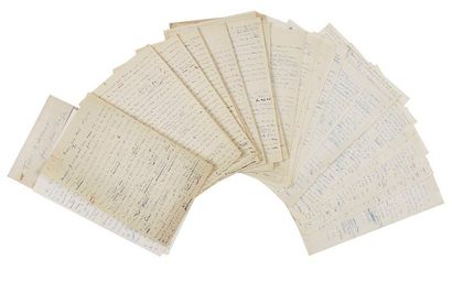 null Joseph KESSEL (1898-1979) écrivain. 9 manuscrits autographes (dont 7 signés)...