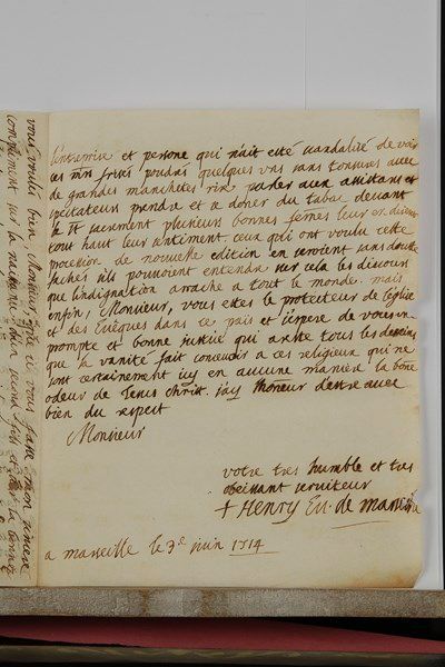 null Henry de BELSUNCE (1671-1755) évêque de Marseille, il se montra d’un courage...