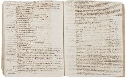 null Armand le gardeur de tilly (1733-1812) vice-amiral. Manuscrit autographe, Journeaux...