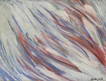 Claude BELLEGARDE (Né en 1927) Composition abstraite Huile sur toile. Signée en bas...