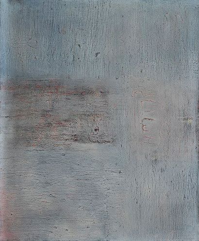 Joe DOWNING [américain] (1925-2007) Composition Huile sur toile. Non signée. 65 x...