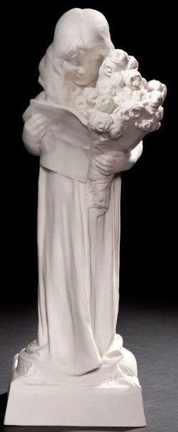 Max BLONDAT (18472-1925) & Manufacture Nationale de SÈVRES Jour de fête Sculpture....