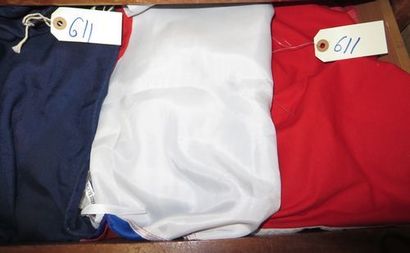 null Ensemble de drapeaux français. 