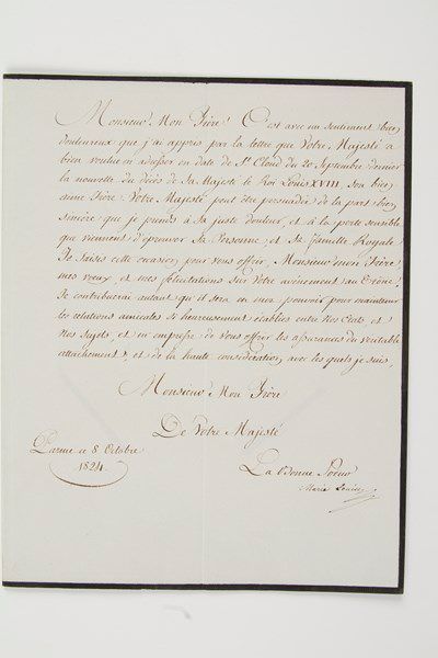  MARIE-LOUISE (1791-1847) Impératrice des Français; Archiduchesse d'Autriche, seconde...