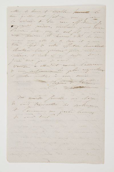  Eugénie de GUÉRIN (1805-1848) femme de lettres, diariste et épistolière, soeur de...
