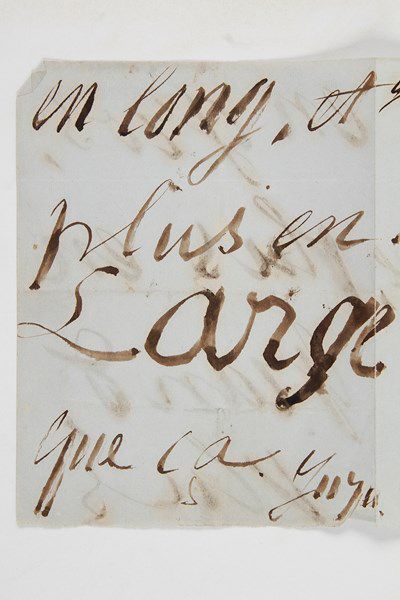 null Juliette DROUET (1806-1883).Lettre autographe signée «Juju», Guernesey 25 août...