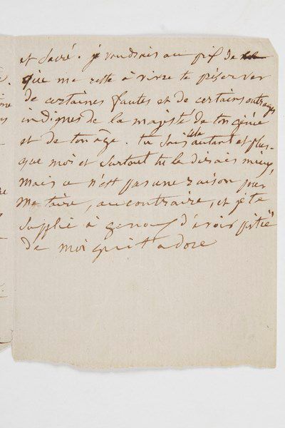 Juliette DROUET (1806-1883) .Lettre autographe, Guernesey 20 août 1878, mardi matin...