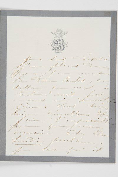null Sarah Bernhardt (1844-1923) la grande actrice.5 lettres autographes signées...