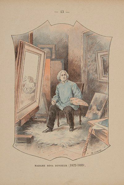 null Rosa BONHEUR (1822-1899) peintre animalier. Lettre autographe signée «Rosa Bonheur»,...
