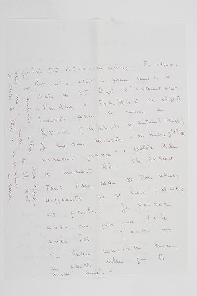 null Leonor FINI (1908-1996) peintre d'origine italienne. 5 lettres autographes signées...