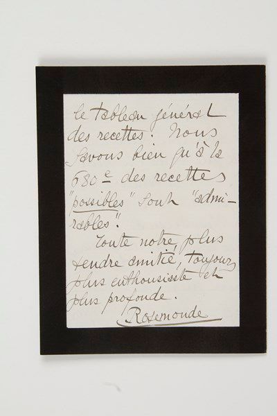  Rosemonde Gérard, Mme Edmond ROSTAND (1871-1953) poétesse et auteur dramatique sous...