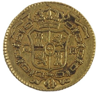 null CHARLES III (1759-1788). Demi-escudo, 1774 Madrid. Fr. 290, KM.415.1 - TB à...