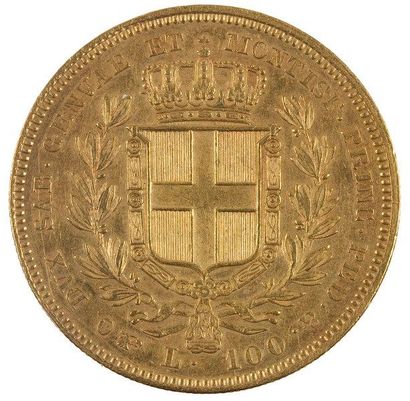 null CHARLES-ALBERT Roi de Sardaigne (1831-1849). 100 lire, 1835 Turin. Fr.1138,...