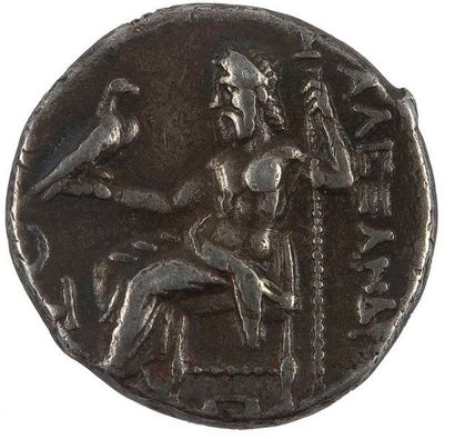 null MACEDOINE. Alexandre III le Grand (336-323). Drachme en argent. - 4,29g. - Flan...