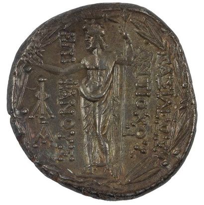 null ROIS DE SYRIE. Antiochus VIII Grypos (121-96). Tétradrachme. - De Luynes 3407v.,...