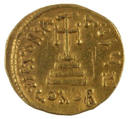 null CONSTANT II (641-668). Solidus, atelier de Constantinople, officine Z. - 4,43g....