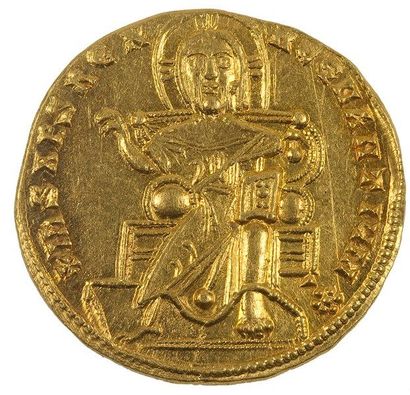 null CONSTANTIN VII avec ses associés Romain I et Christophore (921-944). Solidus,...