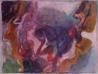 Vasco COSTA (1917-1986) Composition Huile sur toile. Non signée. 97 x 130 cm