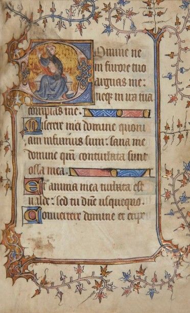 null [MANUSCRIT] Livre d'Heures à l'usage d'Arras. Arras ou Tournai, vers 1380-1400....