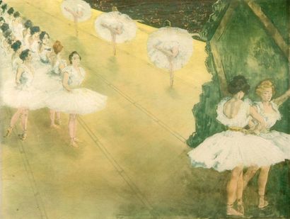Alexandre LUNOIS (1863-1916). Le Ballet. 1897.Lithographie. 505 x 385. André p. 228...