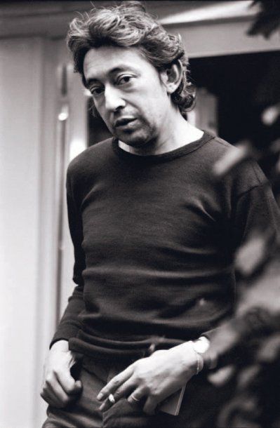 Claude GASSIAN (né en 1949) Serge Gainsbourg, Paris, 1976. Tirage argentique, titré,...