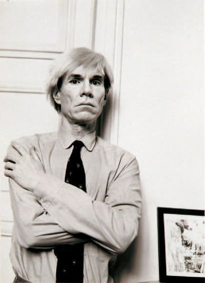 Andy Warhol, 1982. Tirage argentique d'époque...
