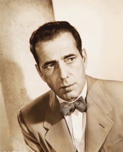 Humphrey Bogart, c. 1940-1950. Deux tirages...