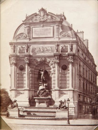 Paris, c. 1878. (Saint-Germain-l'Auxerrois,...