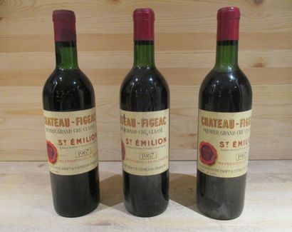 null 6 bouteilles CHÂTEAU FIGEAC, GCC1B St Emilion, 1967 (T.L.B - e.t.h.).