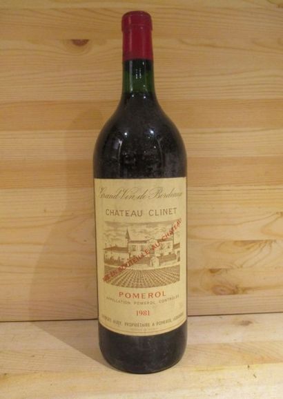 null 1 magnum CHÂTEAU CLINET, Pomerol, 1981 (e.l.s.).