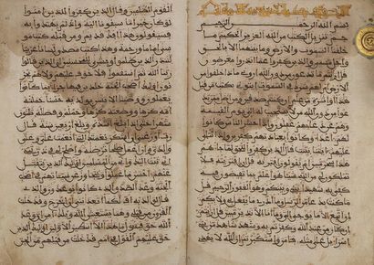 null Horoscope, Maroc, daté 1227H. / 1812
Manuscrit en arabe de douze folios sur...