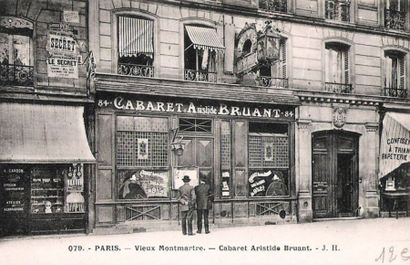 CABARET ARISTIDE BRUANT 1885 ? LE MIRLITON ? Alfred GRÉVIN (1827-1992) CABARET ARTISTIDE...