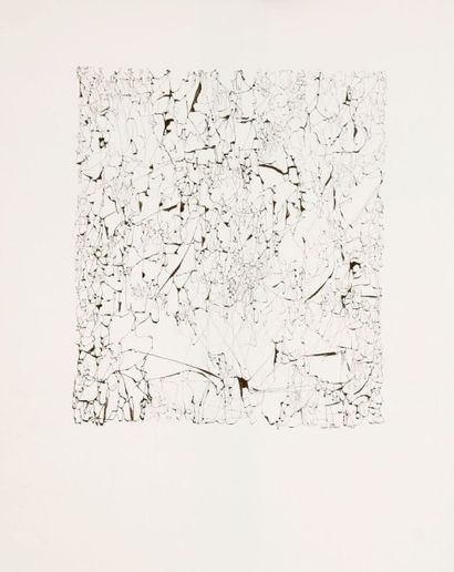 Léon FERRARI [argentin] (né en 1920) 
Composition, 1962
Dessin à l'encre de Chine.
Signé...