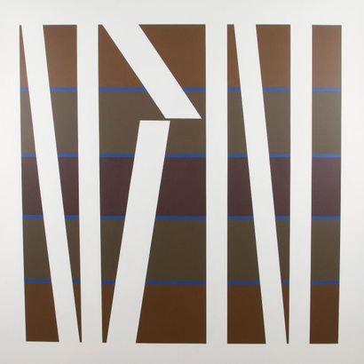 Eduardo JONQUIERES [argentin] (1918-2 000) 
Composition XII / 79, 1979
Acrylique...