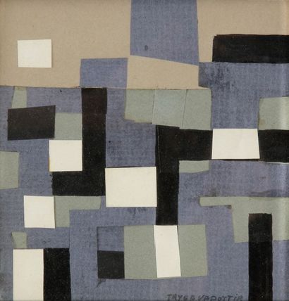 Nina TRYGGVADOTTIR [islandaise] (1913-1968) 
Composition
Collage.
Signé en bas à...