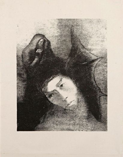 Odilon REDON (1840-1916) 
 Antoine : quel est le but de tout cela ? (Pl. XVIII de...