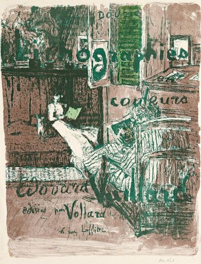 Edouard VUILLARD (1868-1940) Paysages et Intérieurs. 1899. Exceptionnelle suite complète...