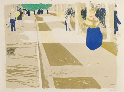 Edouard VUILLARD (1868-1940) 
 Paysages et Intérieurs. 1899. Exceptionnelle suite...