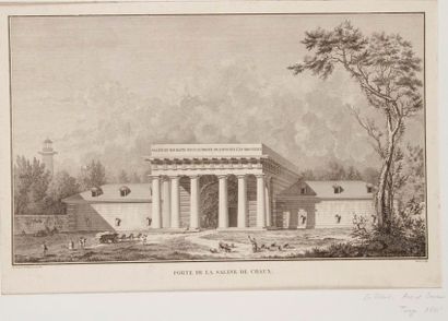 Claude-Nicolas Ledoux (1736-1806) (d'après) 
 Porte de la Saline de Chaux. (Pl. pour...