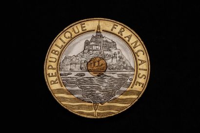 null 1 Lot de 49 pièces de 20 F Mont Saint Michel 1994, BU. Etat neuf.