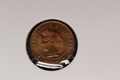 null 1 Lot de 5 pièces de 1 centime Cérès 1884 A. Sous sachet individuel.